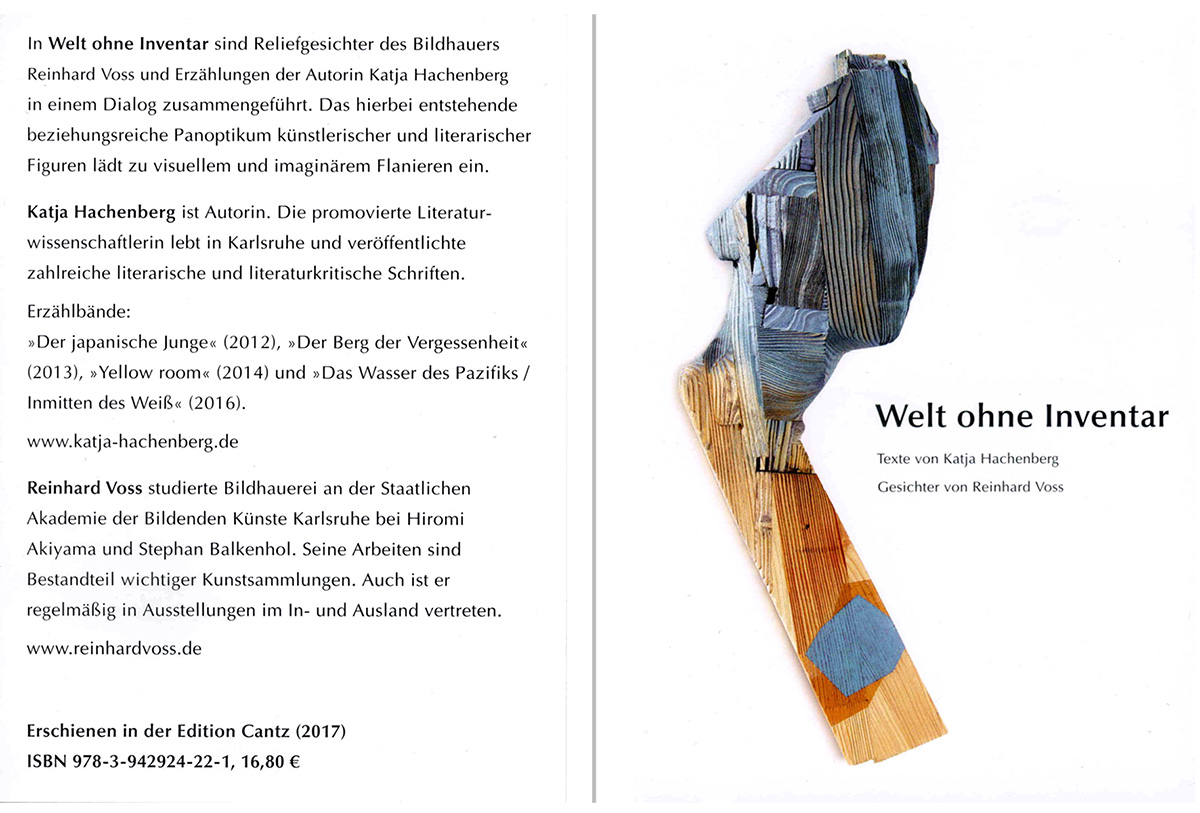 2016 Welt ohne Inventar Katja Hachenberg - Reinhard Voss Edition Cantz